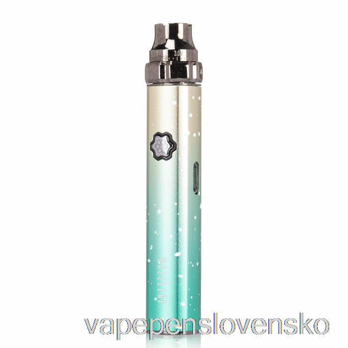 Dazzleaf Squarii Top Twist 510 Batéria Zlatá / Zelená Splatter Vape Slovensko